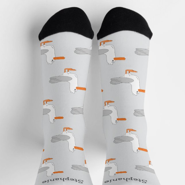 Socken Möwen Design (Oben)