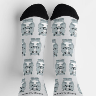 Socken Nashorn Design