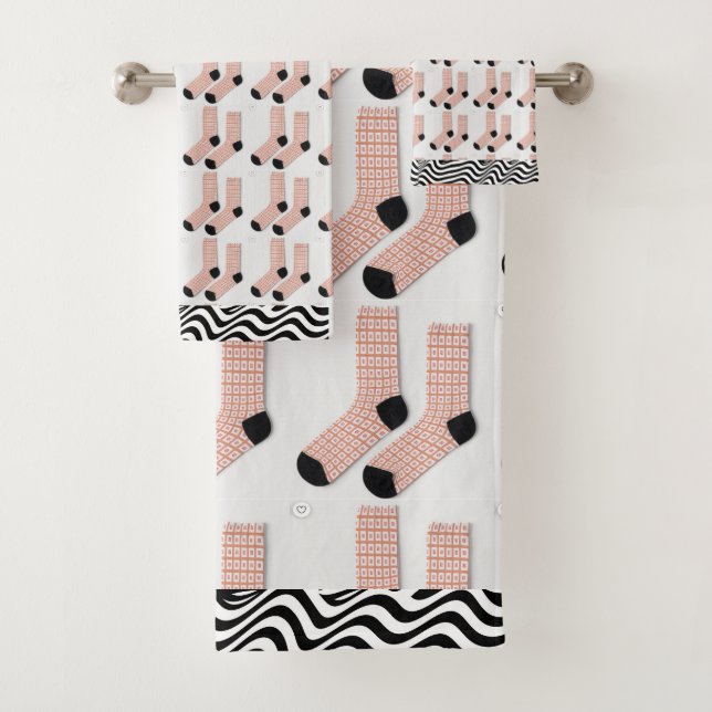 Socken Niedliche Kinder Badehandtuch Set (Insitu)