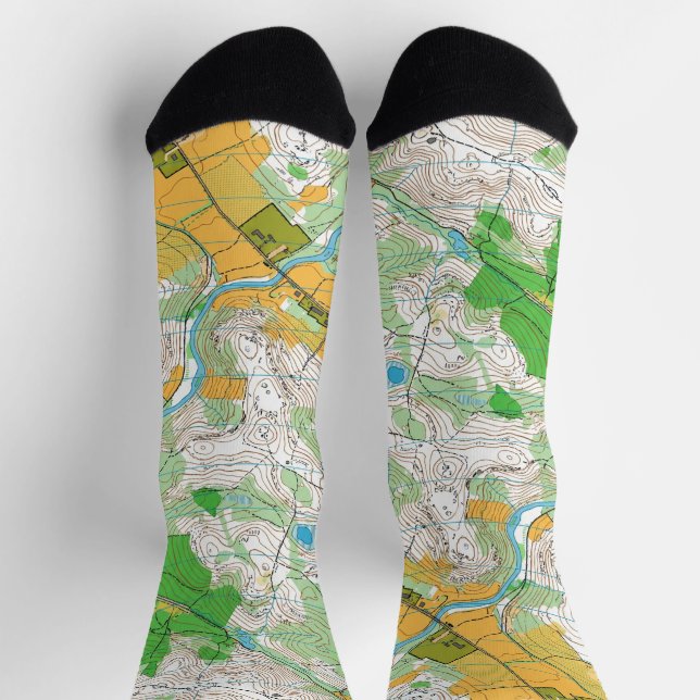 Socken - Orientierungslaufkarte1 (Oben)