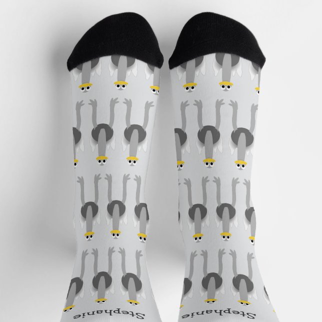 Socken Ostrich Design (Oben)