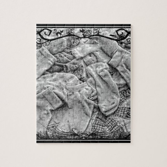 Socken Puzzle (Vertikal)