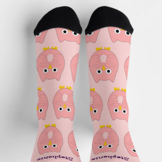Socken rosa Schüssel Design
