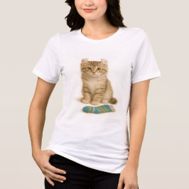 Socken Sie es mir - American Curl Kitten Edition Tri-Blend Shirt