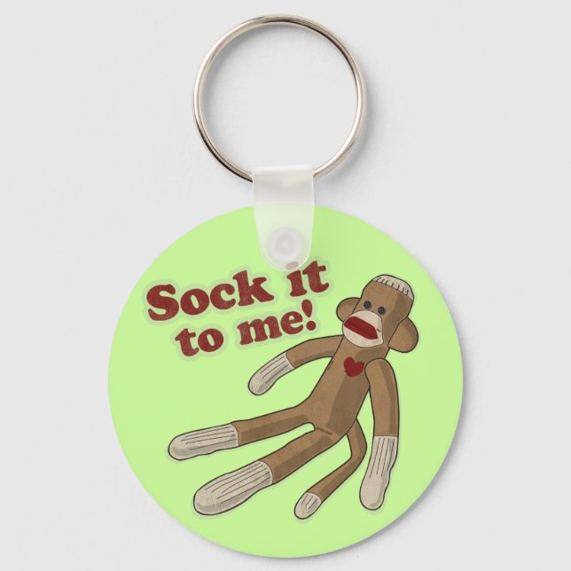 Socken Sie es mir! Schlüsselanhänger (Vorderseite)