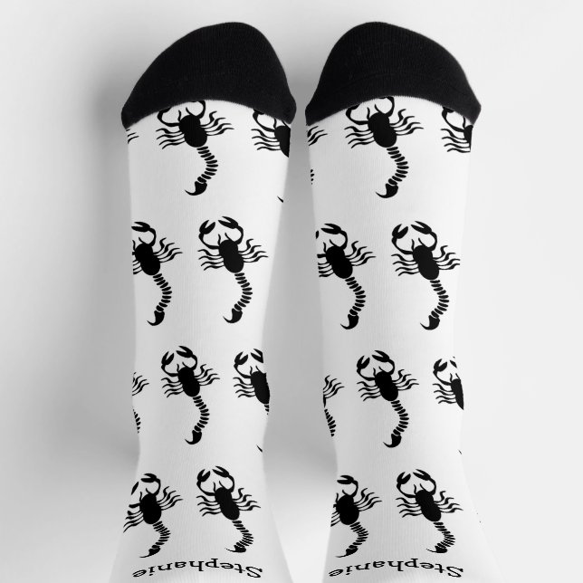 Socken Skorpion Design (Oben)