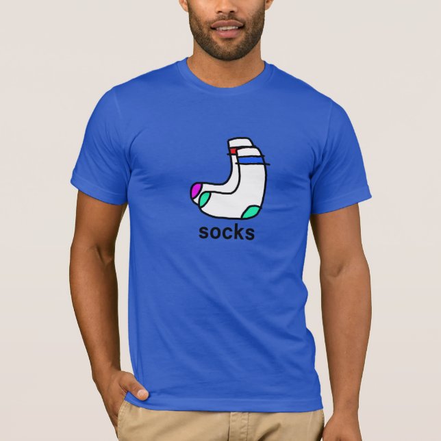 Socken T-Shirt (Vorderseite)
