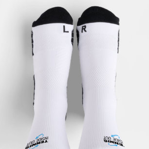 Socken Tennis Innen Nach Außen Logo