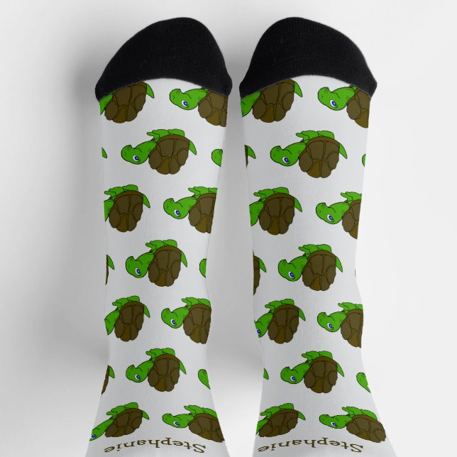Socken Tortoise Design (Oben)