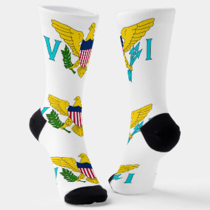 Socken unter der Flagge von Jungfrauen