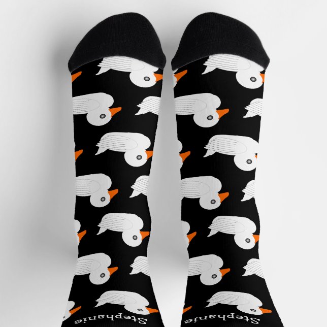 Socken White Duck Design (Oben)