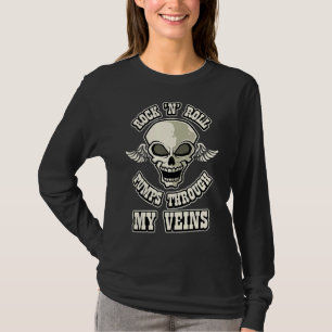 Sockenschlupfpumpen für das Kostüm Rock 'n' Roll P T-Shirt