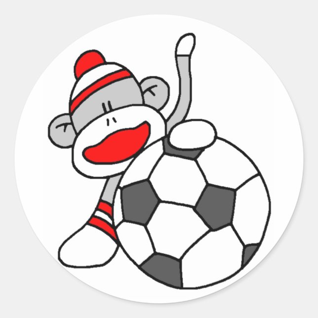 Socketaffe Runder Aufkleber (Vorderseite)