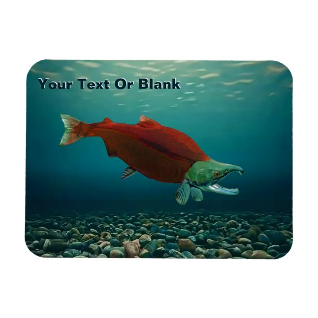 Sockeye Lachs Magnet (Horizontal)
