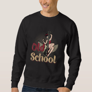 SockHocktrappe alte Schule für Greaser Babe und m Sweatshirt