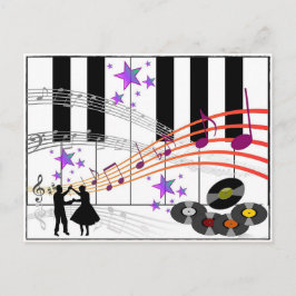 SockHop Nostalgia Postkarte