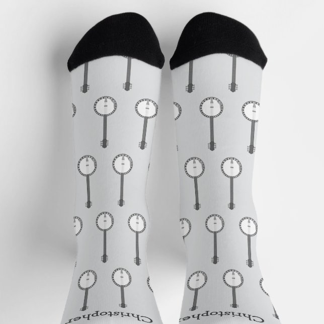 Socks Banjo Design Socken (Oben)