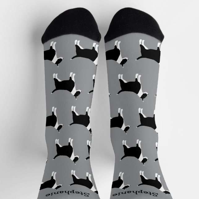 Socks Bull Terrier Dog Design Socken (Oben)