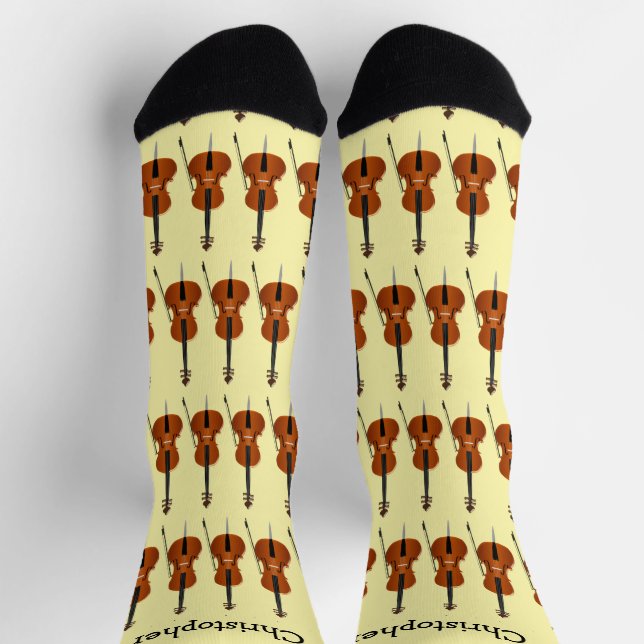 Socks Cello Design Socken (Oben)