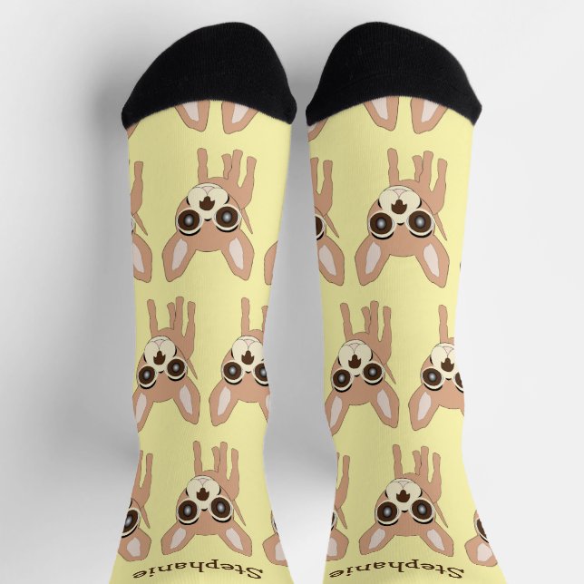 Socks Chihuahua Dog Design Socken (Oben)