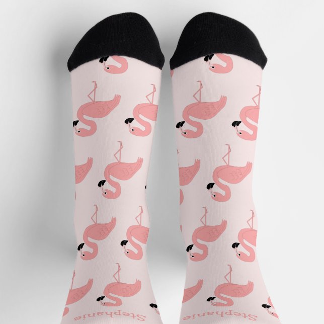 Socks Flamingo Design Socken (Oben)