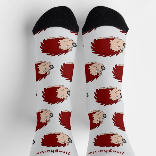 Socks Hedgehog Design Socken (Oben)