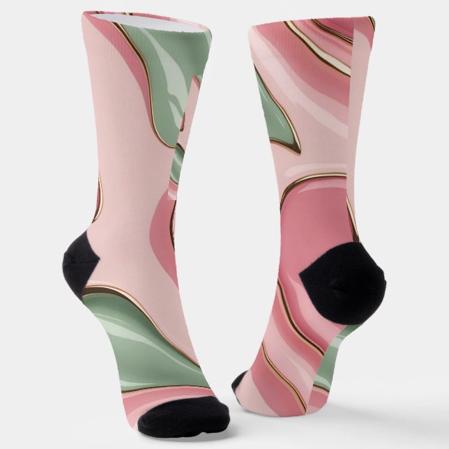 Socks in stylish abstract graphic socken (Gewinkelt)