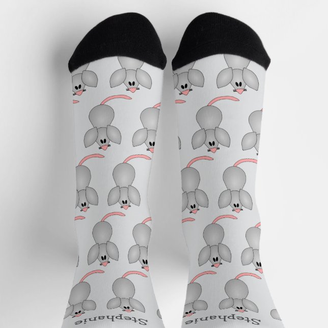 Socks Mouse Design Socken (Oben)