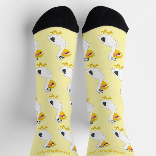 Socks Pelican Design Socken (Oben)