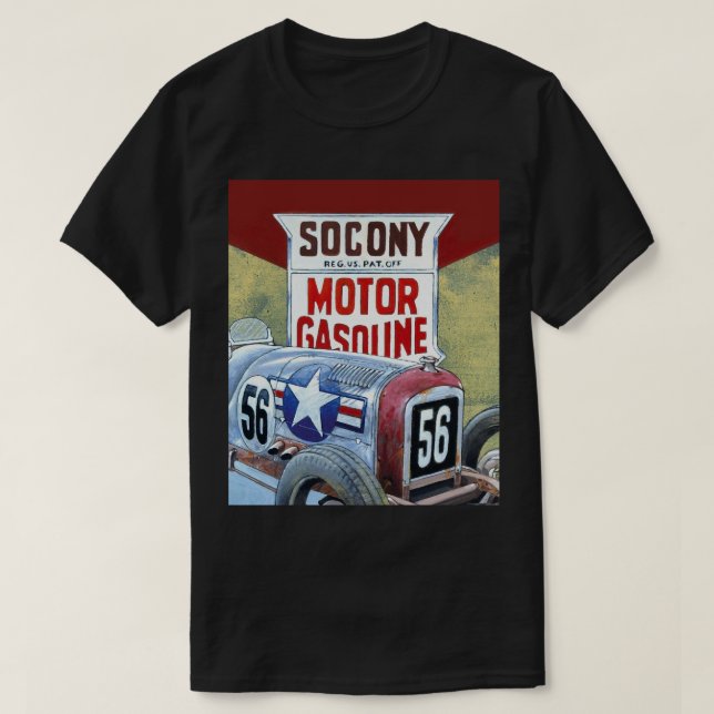 Socony Motor Benzin Graphic T-Shirt (Design vorne)