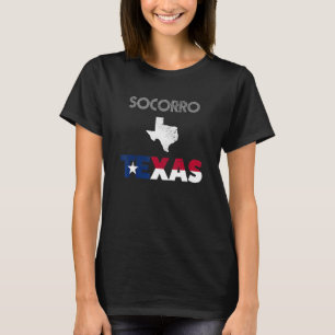 Socorro TX Texas Flagge Tourismus einheimische Sou T-Shirt