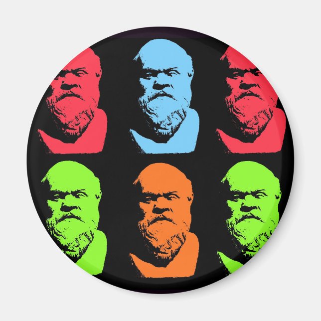 Socrates Collage Magnet (Vorne)