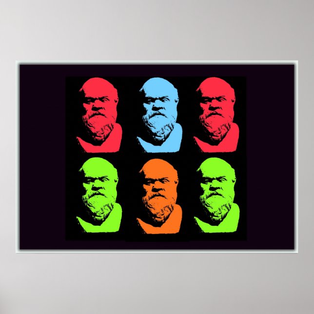 Socrates Collage Poster (Vorne)