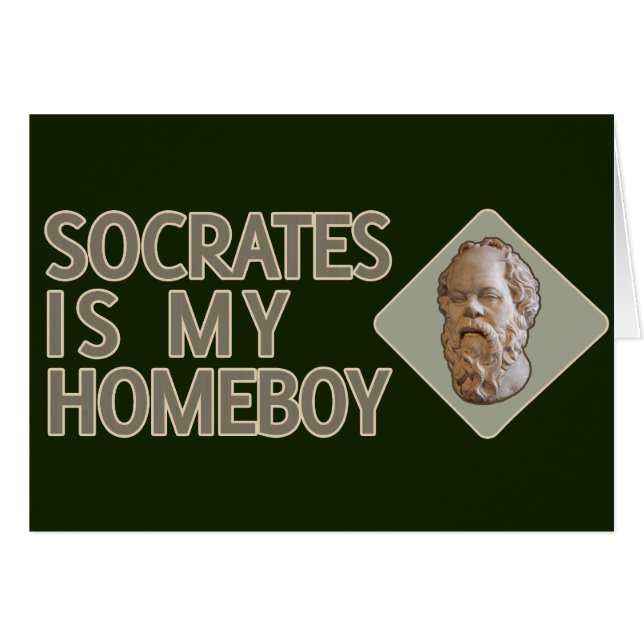 SOCRATES ist mein Homeboy (Vorderseite (Horizontal))