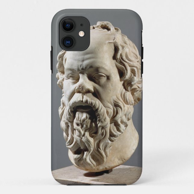 SOCRATES, Marmorkopf, Kopie von einer Bronze von Case-Mate iPhone Hülle (Rückseite)