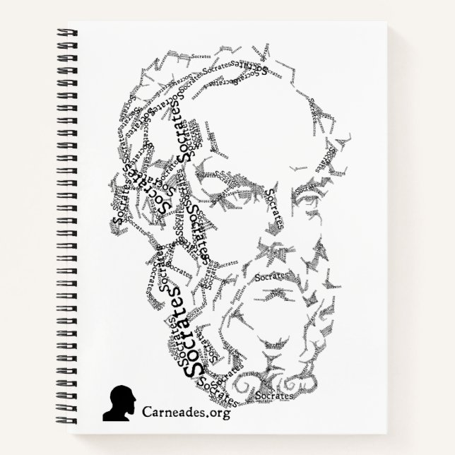 Socrates Spiral Notebook Notizbuch (Vorderseite)