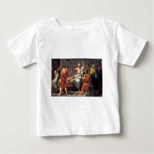 Socrates "Weisheit/Wunder" Zitat Geschenke T-Shirt