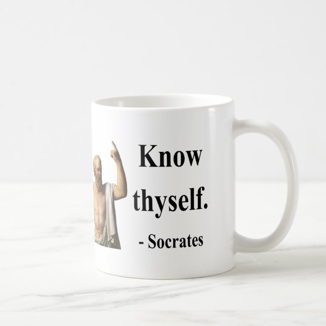 SOCRATES-Zitat 5b Kaffeetasse (Rechts)