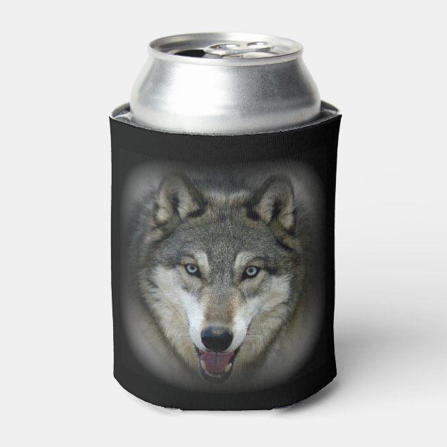 Soda Can Holder - Wolf Mountain Sanctuary Dosenkühler (Kanne Vorderseite)