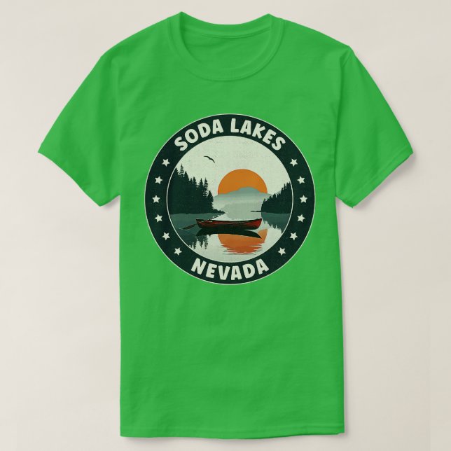 Soda Lakes Nevada Sunset T-Shirt (Design vorne)
