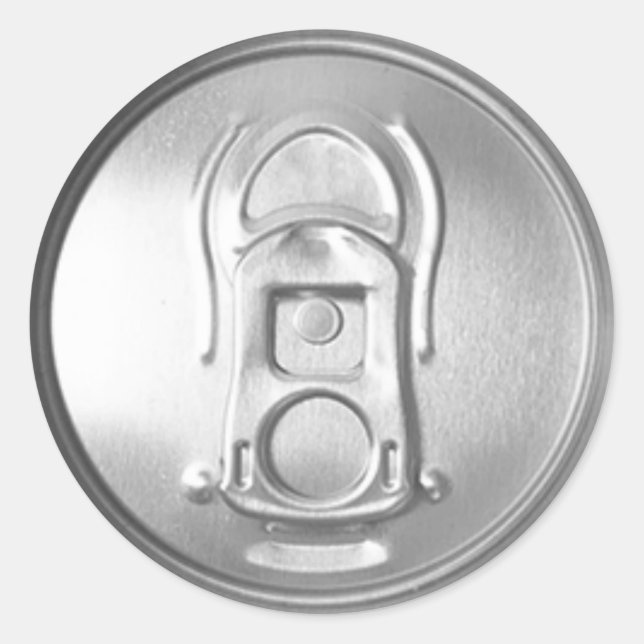 Soda Pop Lid Runder Aufkleber (Vorderseite)