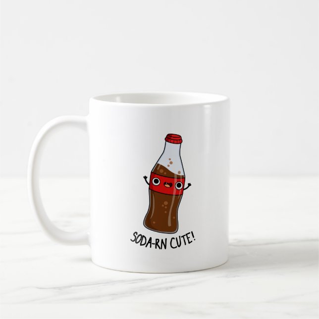 Soda-rn Niedlich Funny Soda Pun Kaffeetasse (Links)
