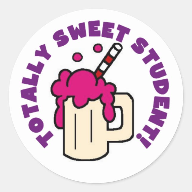 Soda Sweet Student Stickers (Vorderseite)