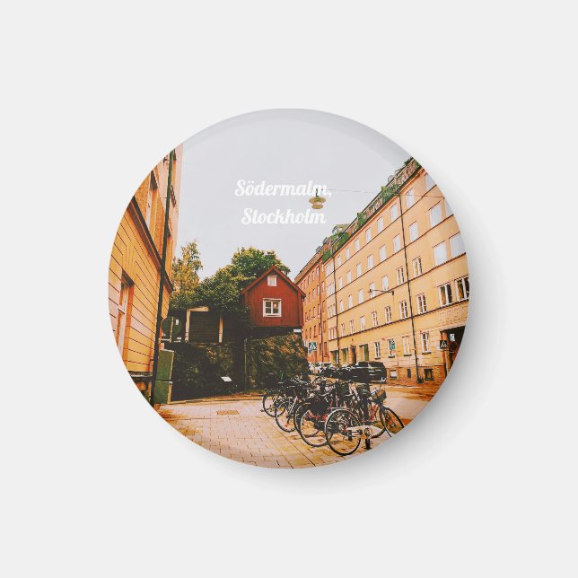 Södermalm, Stockholm, Schweden Magnet (Vorne)