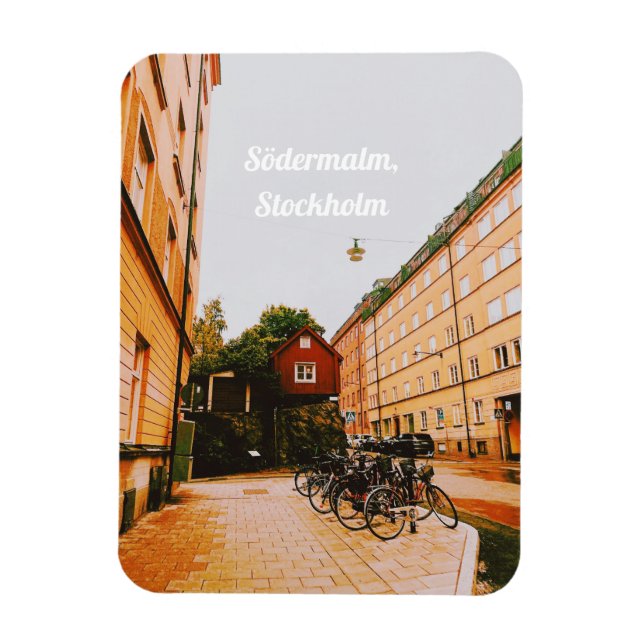 Södermalm, Stockholm, Schweden Magnet (Vertikal)