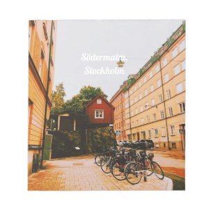Södermalm, Stockholm, Schweden Notizblock