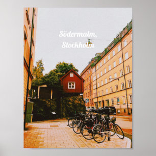 Södermalm, Stockholm, Schweden Poster