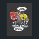 Sodium Chemistry Science Joke Chemist Scientist Postkarte<br><div class="desc">Das perfekte Chemist Geschenk,  wenn Sie eine Leidenschaft für Chemie haben. Funny Laboratory Student,  Chemielehrer oder ein Wissenschaftsstudent Surprise.</div>