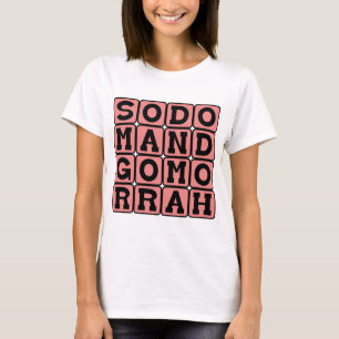 Sodom und Gomorrah, ursprüngliche Sin Cities T-Shirt