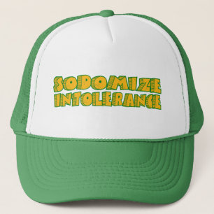 Sodomize Intoleranz-Fernlastfahrer-Hut Truckerkappe